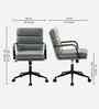 Alina Leatherette Executive Chair In Sage Colour