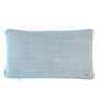 Alise Blue Vanilla Grey Melange 100% Cotton Moss Marld 12X20 Inches Knitted Cushion Cover