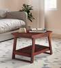 Alison Accent Rectangle Coffee Table In Honey Finish