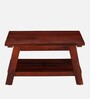 Alison Accent Rectangle Coffee Table In Honey Finish