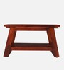 Alison Accent Rectangle Coffee Table In Honey Finish