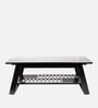 Alison Large Coffee Table in Dark Brown Finish