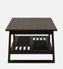 Alison Large Coffee Table in Dark Brown Finish