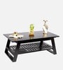 Alison Large Coffee Table in Dark Brown Finish