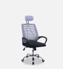Aliss Breathable Mesh Ergonomic Chair In Grey  Colour