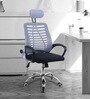 Aliss Breathable Mesh Ergonomic Chair In Grey  Colour