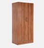 Alister 2 Door Wardrobe In Brown Finish