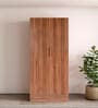 Alister 2 Door Wardrobe In Brown Finish