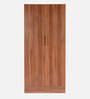 Alister 2 Door Wardrobe In Brown Finish