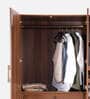 Alister 3 Door Wardrobe In Brown Color