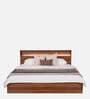 Pure Alister King Size Bed With Led Lights In Headbaord In Brown Finish