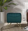 Alita Fabric Seating Stool In Gold Colour