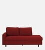 Alitza RHS Fabric Chaise Lounger in Blood Maroon Colour