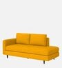 Alitza RHS Fabric Chaise Lounger in Bold Yellow Colour
