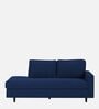 Alitza LHS Fabric Chaise Lounger in Royal Blue Colour
