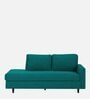 Alitza LHS Fabric Chaise Lounger in Sea Green Colour