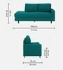 Alitza LHS Fabric Chaise Lounger in Sea Green Colour