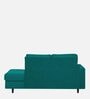 Alitza LHS Fabric Chaise Lounger in Sea Green Colour