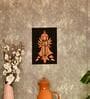 All Hail Durga Maa Brown Terracotta Showpiece