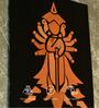 All Hail Durga Maa Brown Terracotta Showpiece