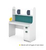 All Rounder Kids Study Table in Rainy Grey Colour