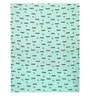 Green Panda Cotton Crib Blanket