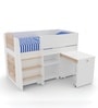 All Star Bed With Integrated Pull-Out Desk In Oak Colour