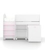 All Star Bed With Integrated Pull-Out Desk In Pink Colour