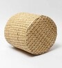 (1Pc) Beige Kouna Grass Handwoven Multipurpose Planter & Storage Basket