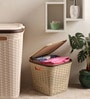 All Time Plastic Beige 20 L Cresta Rectangular Basket