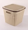 All Time Plastic Beige 20 L Cresta Rectangular Basket