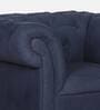 Allanton Fabric 1 Seater Sofa In Navy Blue Colour