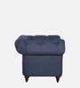 Allanton Fabric 1 Seater Sofa In Navy Blue Colour