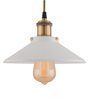 Allanton White Metal Hanging Light