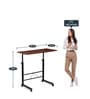 Allay Height Adjustable Portable Table in Teak Colour