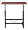 Allay Height Adjustable Portable Table in Teak Colour