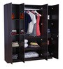 Allen 4 Door Wardrobe in Wenge Finish with Mirror