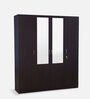 Allen 4 Door Wardrobe in Wenge Finish with Mirror