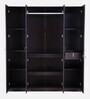 Allen 4 Door Wardrobe in Wenge Finish with Mirror