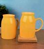 Allen 500ml Yellow (Set of 2) Ceramic Coffee Mug