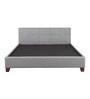 Allen King Size Upholstered Bed in Grey Colour