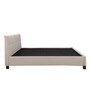 Allen King Size Upholstered Bed in Taupe Colour