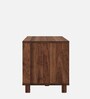 Allie TV Console In Columbian Walnut & Pumic Grey Colour