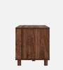 Allie TV Console In Columbian Walnut & Pumic Grey Colour