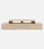 Allie TV Unit in Light Oak Finish With Open Shelves Allie TV Unit in Light Oak Finish With Open Shelves