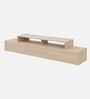 Allie TV Unit in Light Oak Finish With Open Shelves Allie TV Unit in Light Oak Finish With Open Shelves
