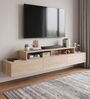 Allie TV Unit in Light Oak Finish With Open Shelves Allie TV Unit in Light Oak Finish With Open Shelves