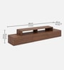 Allie TV Unit in Planked Walnut Finish Allie TV Unit in Planked Walnut Finish