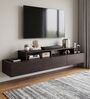 Allie TV Unit in Wenge Finish With Shelves Storage