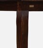 Allier Sheesham Wood 6 Seater Dining Set in Scratch Resistant Provincial Teak Finish With Bench